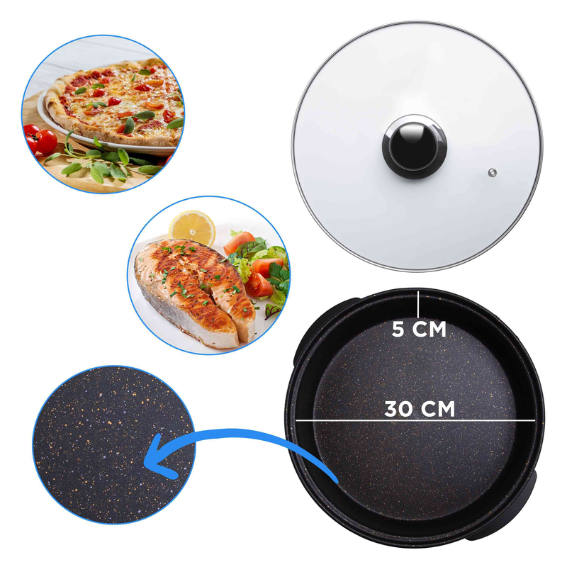 Sogo multi pan ss10011 30cm 1500w, , medium-null