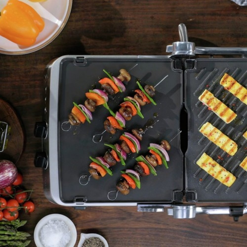 Product image: Sage τοστιέρα/ γκριλιέρα the bbq & press grill sgr700bss4geu1, , medium-null