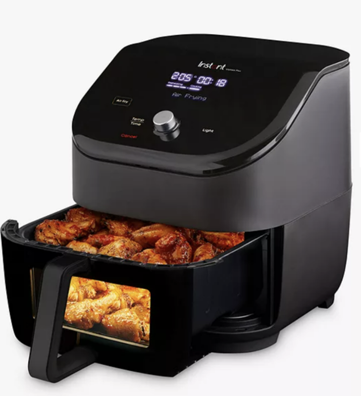 Instant vortex plus with clearcook - 5.7l digital Air fryer, black-null