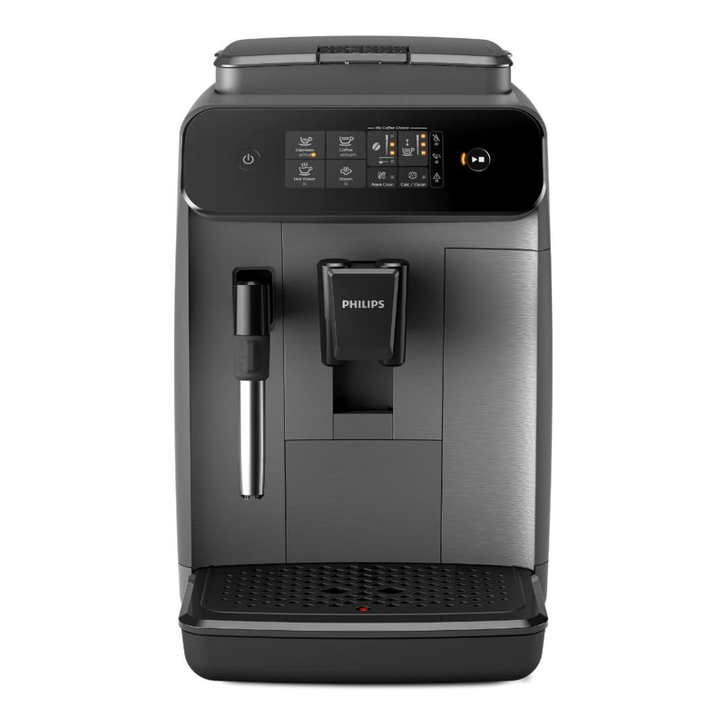 Product image: Philips 800 series αυτόματη μηχανή espresso 1500w 15bar με μύλο άλεσης, my coffee choice & aquaclean, μαύρο ep0824/00, , medium-null