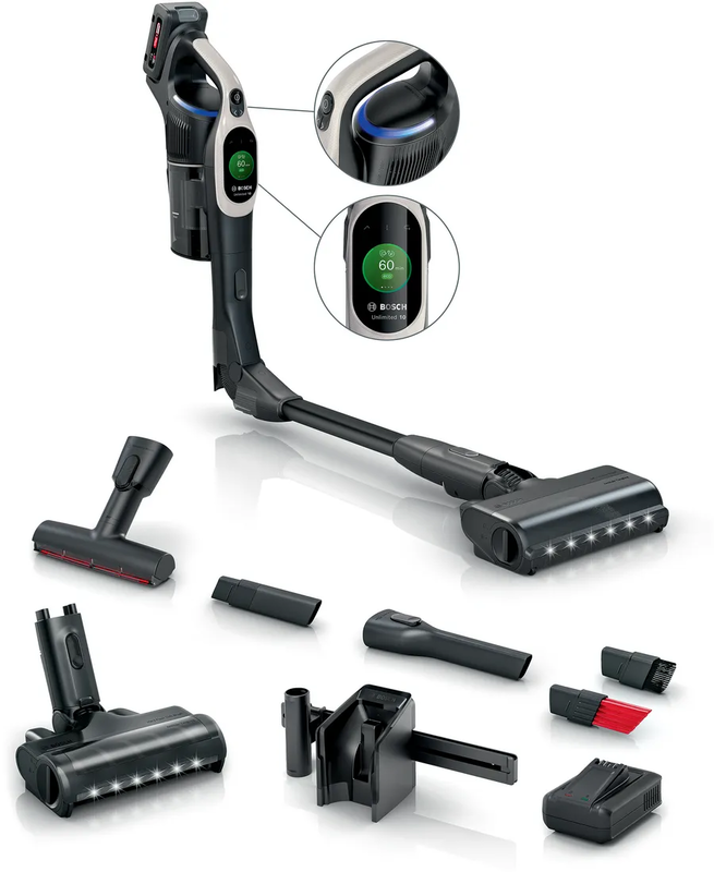 Bbs1041gqc rechargeable vacuum cleaner unlimited 10 graphite, , medium-null