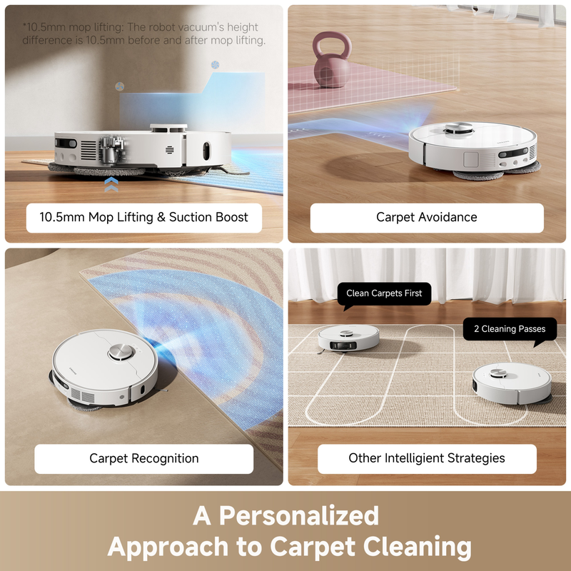 Dreame l40 ultra ae robot vacuum with mapping and autoempty white-null