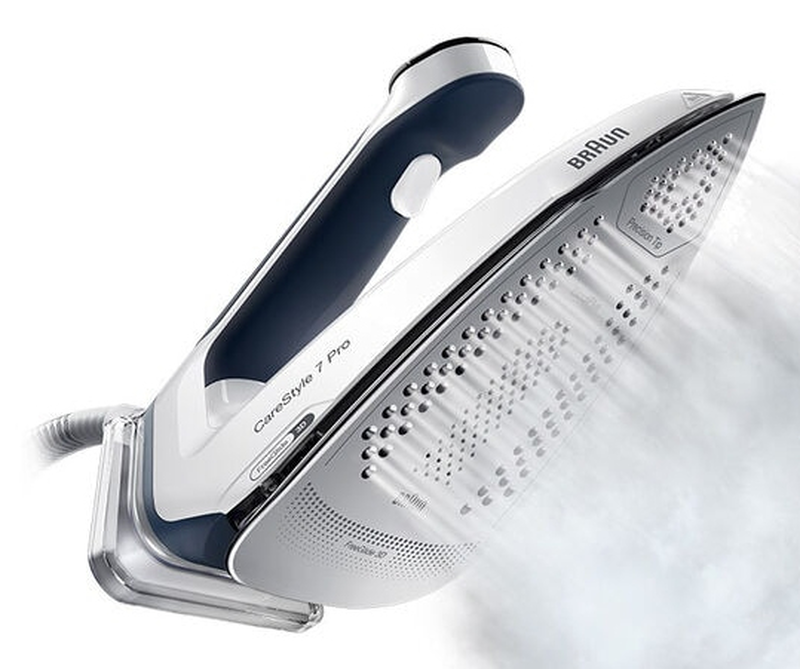 Braun carestyle 7 pro is 7282 bl steam iron 2700w with eloxalplus soleplate and continuous steam supply 180g/min-null
