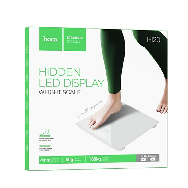 Hoco hi20 digital bathroom weight scale, , medium-null