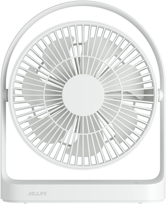Jisulife desktop portable fan fa27 gray •30h max duration, cool off to the next morning