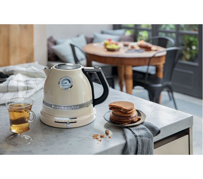 Kitchenaid variable temperature kettle 1.5l - artisan - almond cream, , medium-null