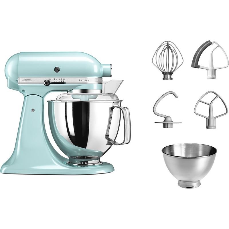 Kitchenaid mixer tilt-head 4.8l - artisan - ice blue, , medium-null