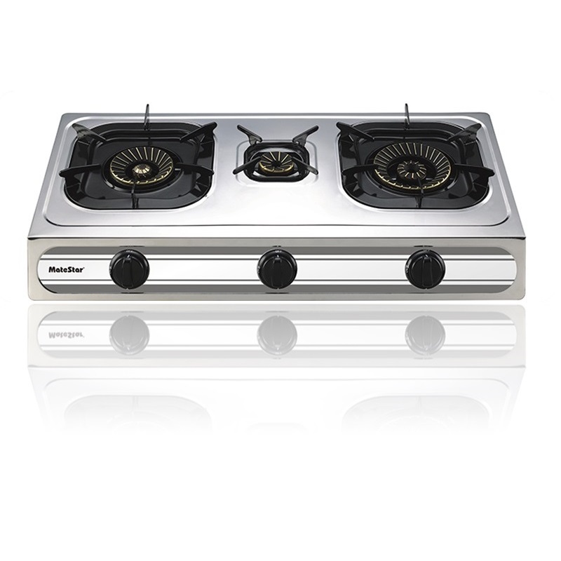 Matestar table stove gas burner 3.4kw + 0.9kw + 4.3kw mat-3srb, , medium image number null