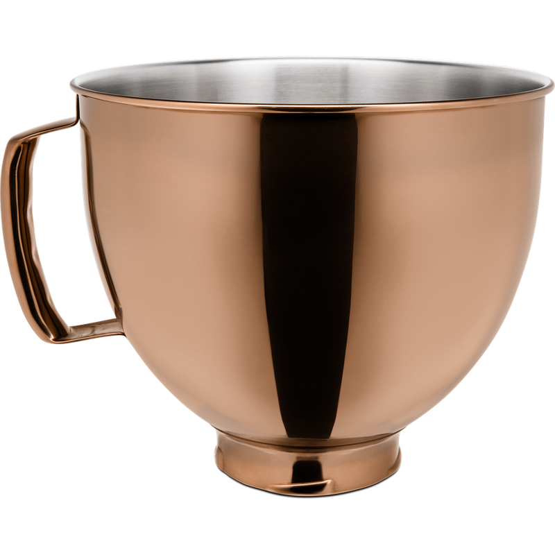 Stainless steel mixing bowl 4.8l 5ksm5ssbrc copper, , medium-null