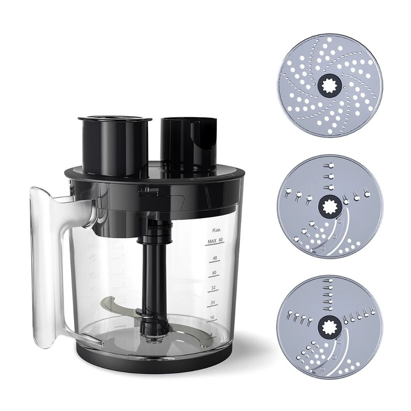 Product image: Philips 5000 series μπλέντερ χειρός 1200w με κουζινομηχανή, promix & speedtouch hr2685/00, , medium-null