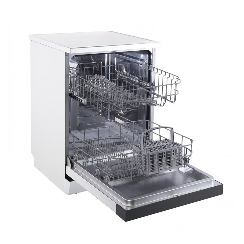 Midea πλυντήριο πιάτων για 12 σερβίτσια με 4 προγράμματα, αντιβακτηριακό φίλτρο & οθόνη led, λευκό mfd60s090w-cyp, , medium-null