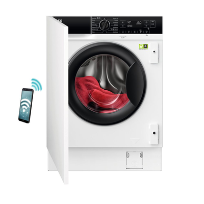 Aeg wash integrated 8kg 1400rpm l8fbe48sci, White, medium