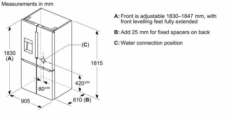 Bosch series 6 french door bottom freezer, multi door 183 x 90.5 cm stainless steel (with anti-fingerprint) kfd96apea, 5 &chi;&rho;&omicron;&nu;&iota;&alpha; &gamma;&epsilon;&nu;&iota;&kappa;&eta; &epsilon;&gamma;&gamma;&upsilon;&eta;&sigma;&eta; &kappa;&alpha;&iota; 10 &sigma;&tau;&omicron; &kappa;&omicron;&mu;&pi;&rho;&epsilon;&sigma;&omicron;&rho;&omicron;, , medium-null