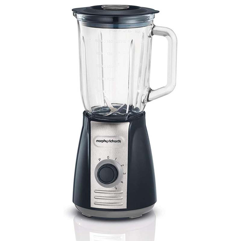 Product image: Morphy richards 403010 table top blender with ice crusher steel blades 1.5l 600w - grey-null
