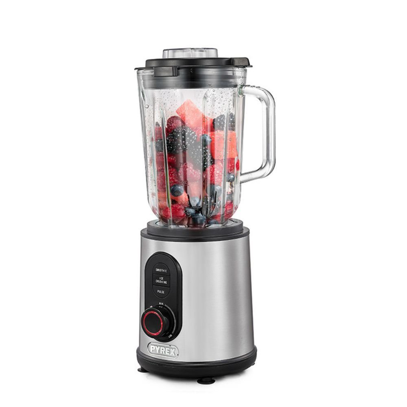 Pyrex sb-870 &mu;&pi;&lambda;έ&nu;&tau;&epsilon;&rho; &gamma;&iota;&alpha; smoothies &mu;&epsilon; &gamma;&upsilon;ά&lambda;&iota;&nu;&eta; &kappa;&alpha;&nu;ά&tau;&alpha; 1.5lt 1200w inox, , medium-null