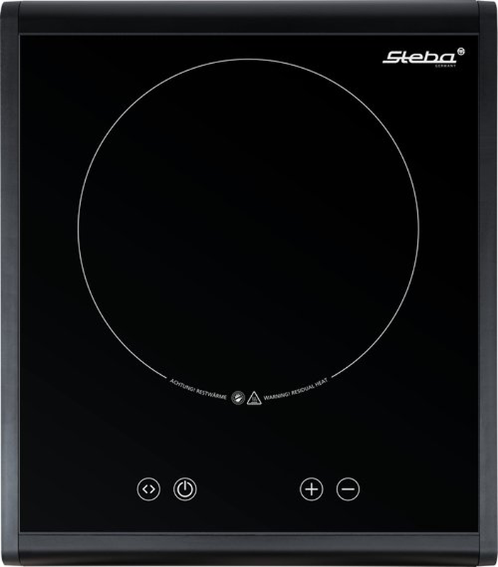 Steba hk 25 επιτραπέζια εστία κεραμική μονή μαύρη, , medium-null