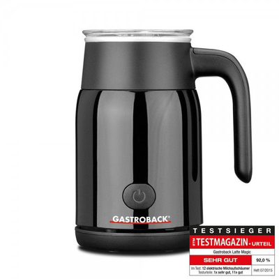 Gastroback latte magic black - milk frother
