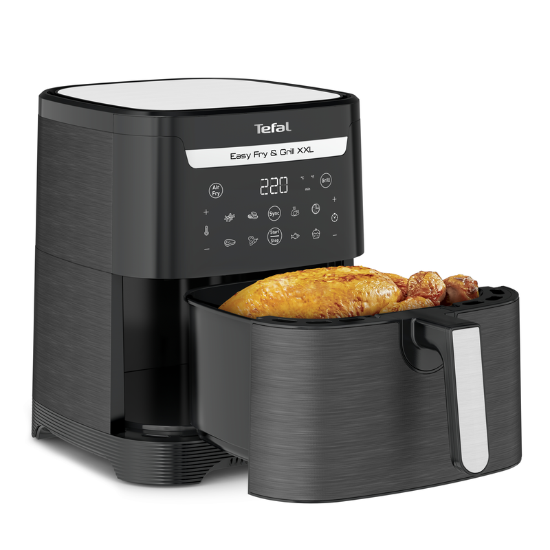 Tefal &phi;&rho;&iota;&tau;έ&zeta;&alpha; &alpha;έ&rho;&omicron;&sigmaf; 6.5l black easy fry & grill ey8018-null