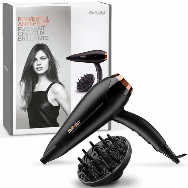 Babyliss d570de hair dryer 2200w ion 6sp-null