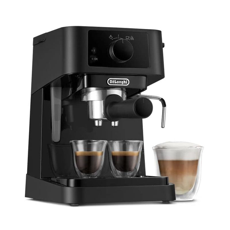 Delonghi ec230.black espresso machine 1100w pressure 15bar for espresso and cappuccino black-null