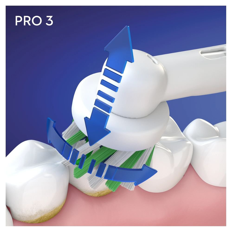 Product image: Oral-b pro 3 professional gum care, ηλεκτρική οδοντόβουρτσα με αισθητήρα πίεσης & bluetooth για προστασία ούλων, , medium-null
