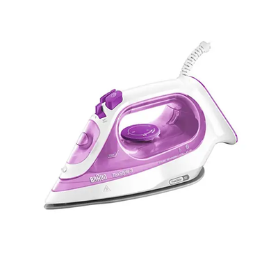 Braun si3030pu texstyle 3 steam iron, Purple, medium