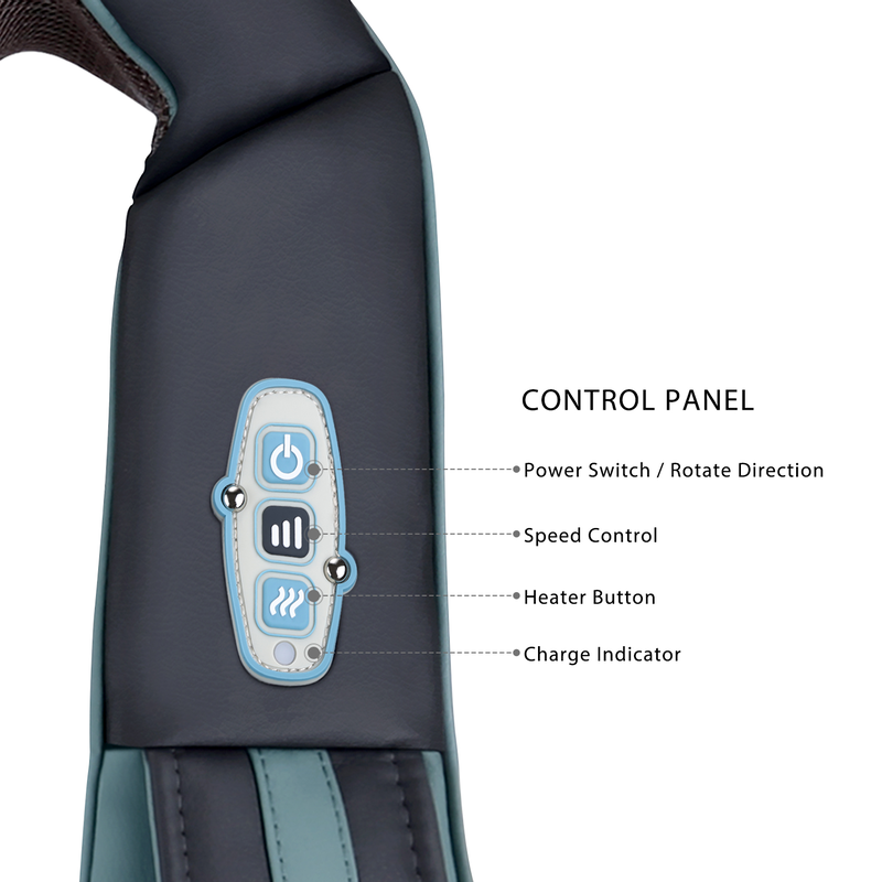 Wireless neck and shoulder massager image number null