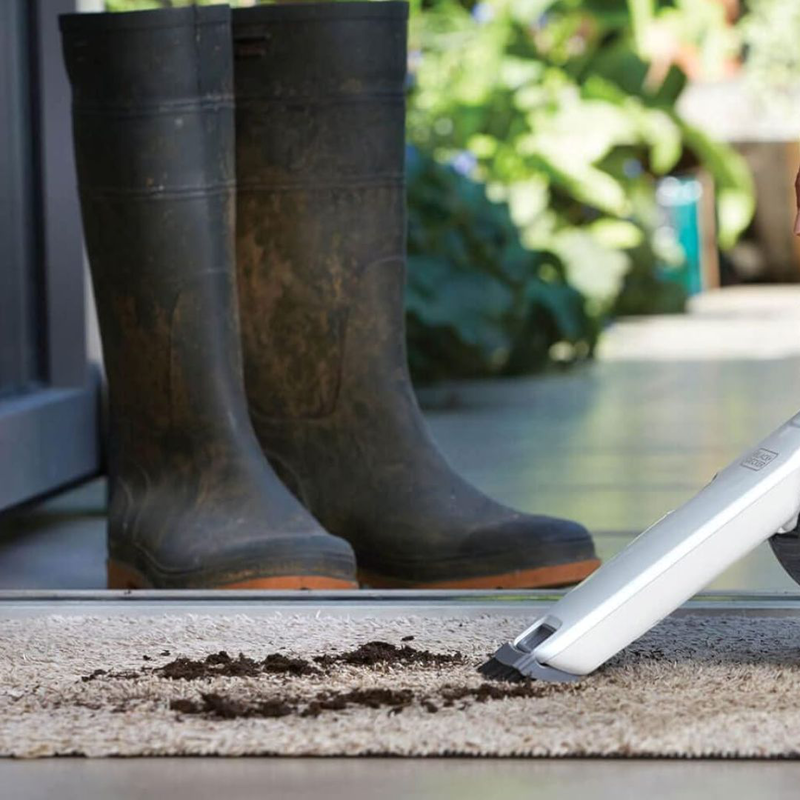 Product image: Black & decker dustbuster pivot επαναφορτιζόμενο σκουπάκι χειρός 18v με χωρητικότητα κάδου 440 ml, περιστρεφόμενο έως 200°, cyclonic action, τριπλό φιλτράρισμα, eco smart φόρτιση pv1820l-qw, , medium-null