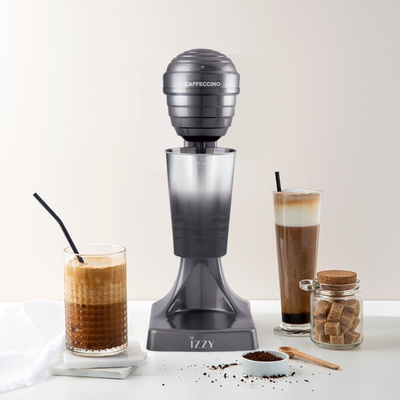 Izzy συσκευή φραπέ φραπεδιέρα caffeccino με 2 ταχύτητες 500ml γκρίζο, , medium