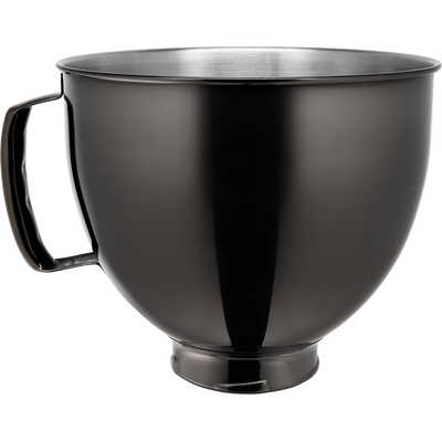 Stainless steel mixing bowl 4.8l 5ksm5ssbrb matte black, , medium