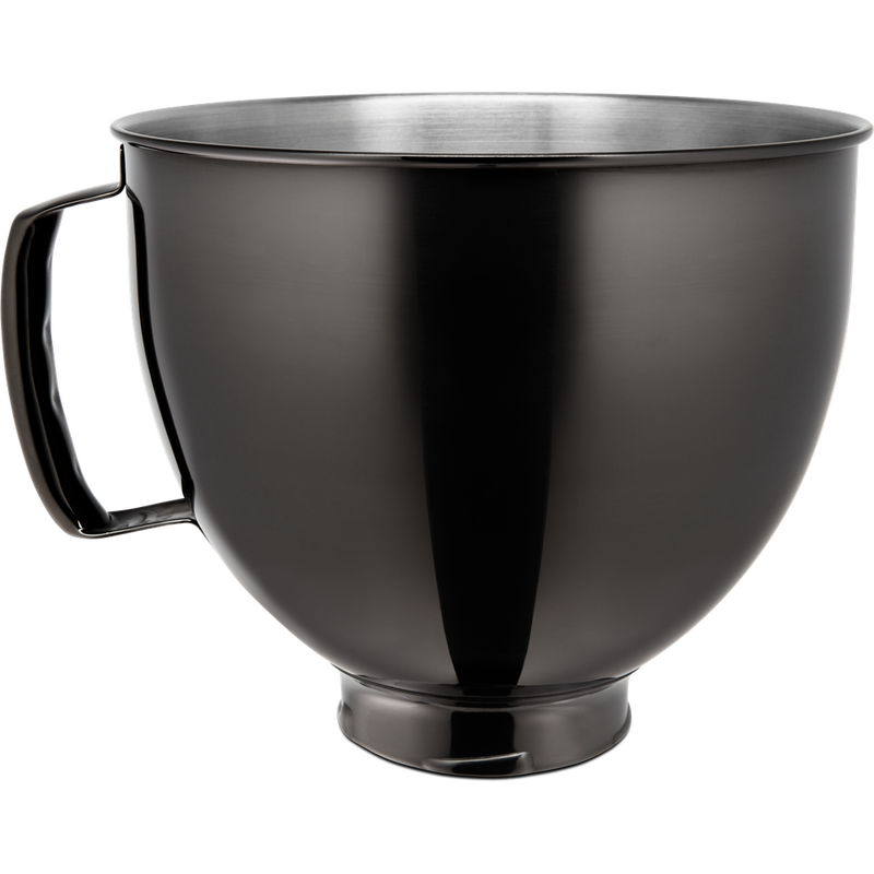 Stainless steel mixing bowl 4.8l 5ksm5ssbrb matte black, , medium-null