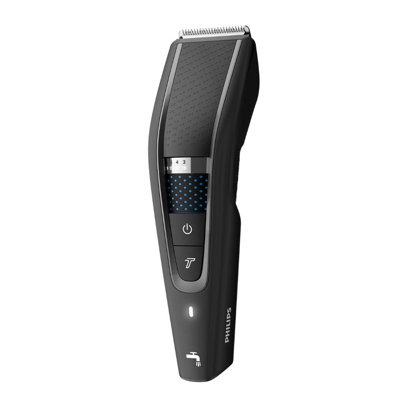 Philips series 5000 σετ κουρευτική μηχανή πλενόμενη με τεχνολογία dualcut & trim-n-flow pro μαύρο hc5632/15, , medium-null