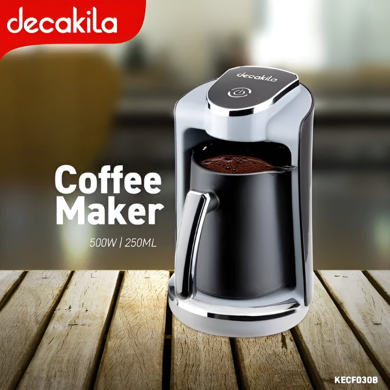 Decakila καφετιέρα κυπριακού καφέ 500w 250ml με ηχητική ειδοποίηση & σύστημα anti-overflow kecf030b, , medium-null
