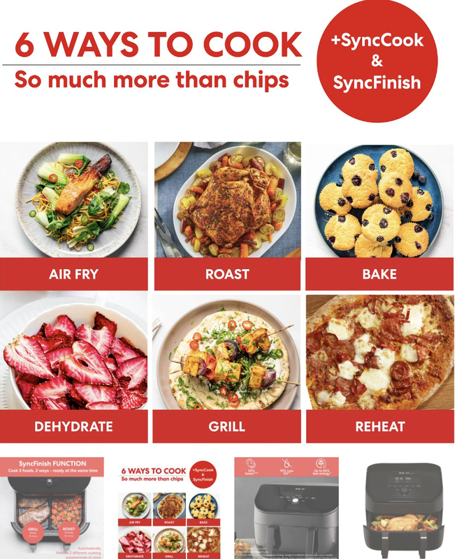 Instant pot Air fryer versazone technology 8.5l black vortex plus 140-1001, , medium-null