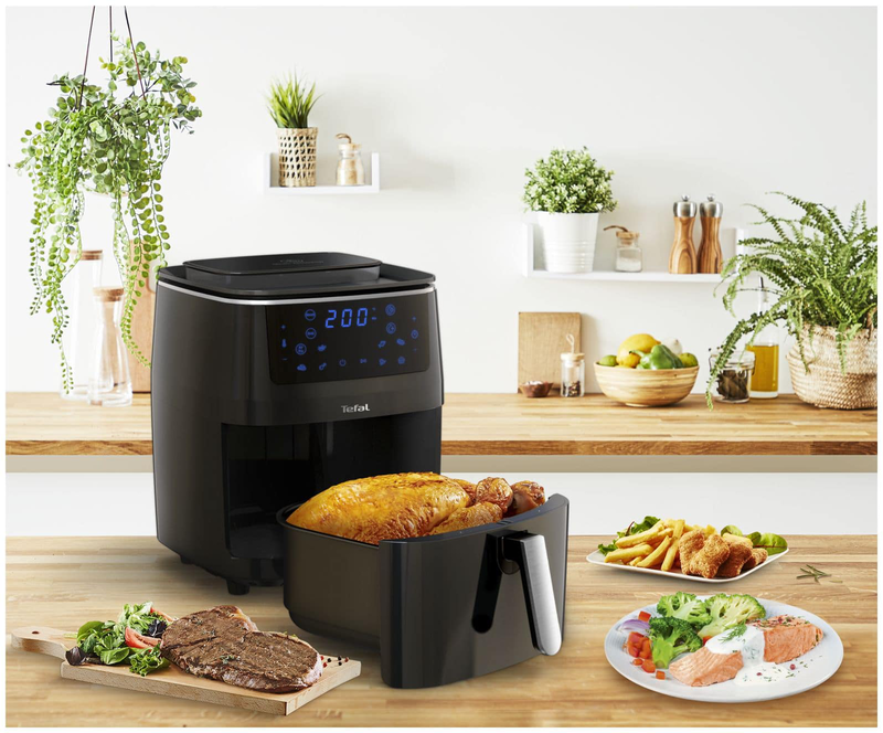 Tefal easy fry grill & steam 1700w 6.5l 7 programs fw2018, , medium image number null