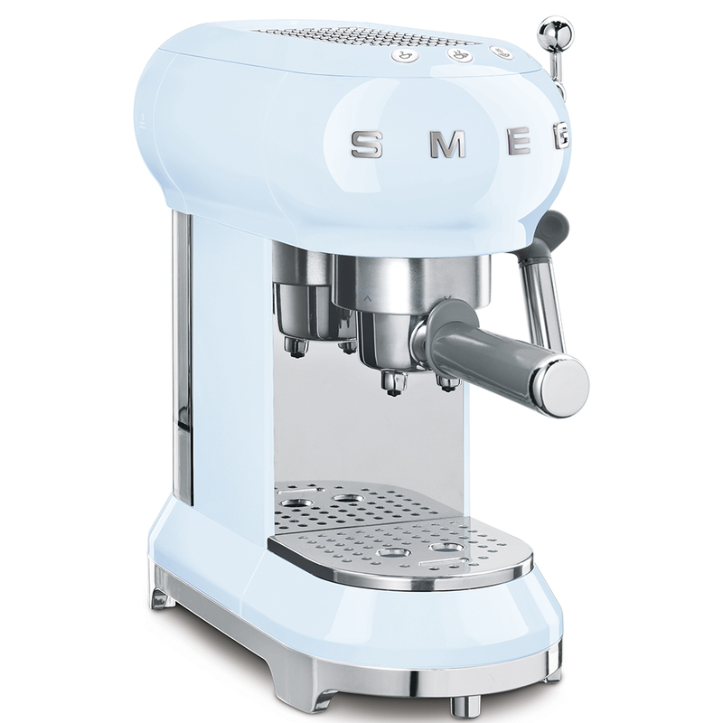 Smeg ecf01 espresso machine pastel blue-null