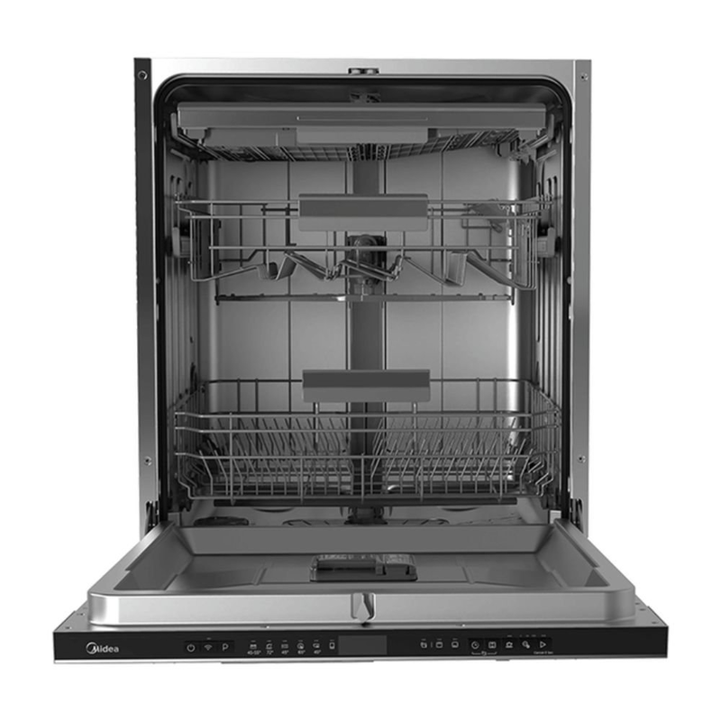 Product image: Midea πλυντήριο πιάτων ελεύθερης τοποθέτησης 60cm για 14 σερβίτσια με autodoor, powerwash & Wi-Fi, inox mfd60s500x-cyp, , medium-null