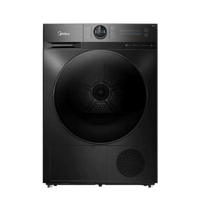 Midea στεγνωτήριο ρούχων 9kg lunar series με αντλία θερμότητας, a++, Wi-Fi & healthguard, σκούρος γραφίτης md200h90w/t-cy, , medium