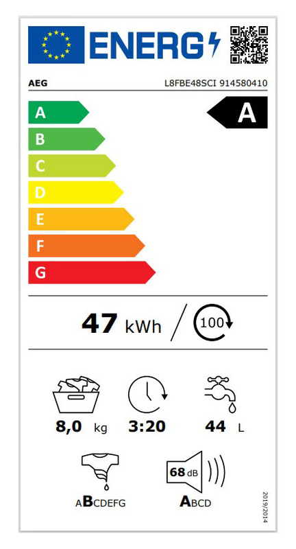 Aeg &epsilon;&nu;&tau;&omicron;&iota;&chi;&iota;&zeta;ό&mu;&epsilon;&nu;&omicron; &pi;&lambda;&upsilon;&nu;&tau;ή&rho;&iota;&omicron; &rho;&omicron;ύ&chi;&omega;&nu; 8000 powercare 8 kg, , medium-null