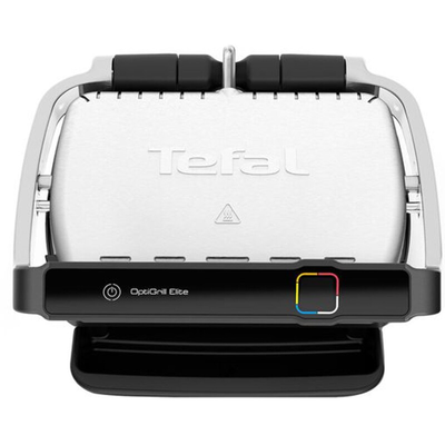 Τοστιέρα γκριλιέρα tefal gc750d optigrill elite με αποσπώμενες πλάκες 2000w inox, , medium