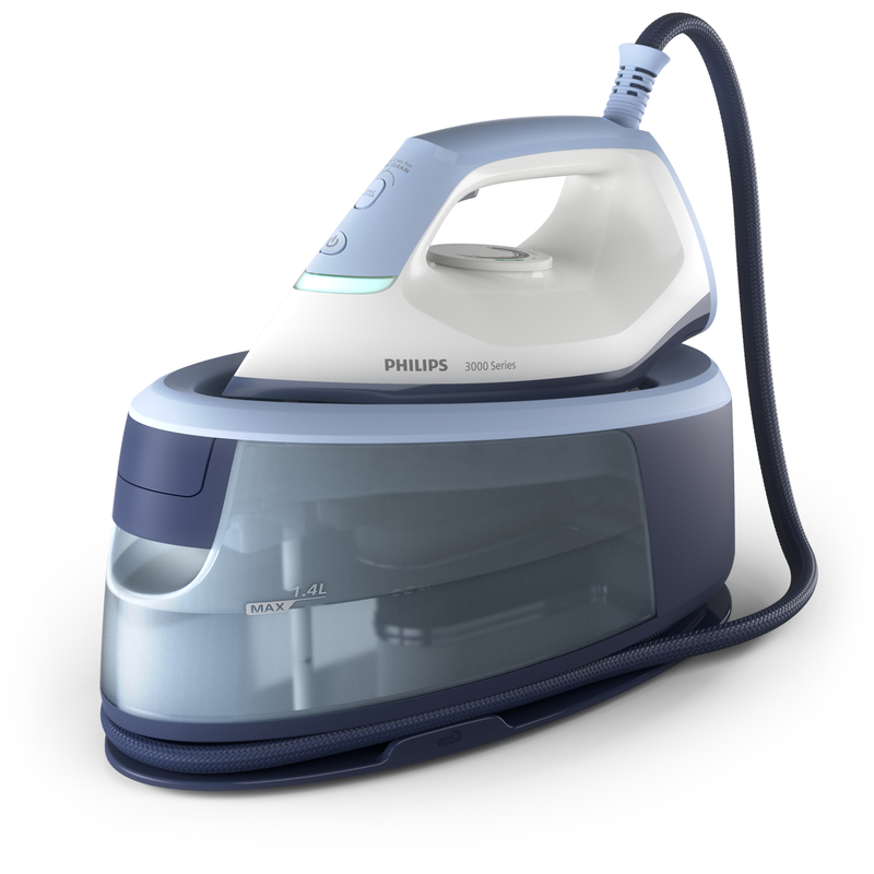 Philips psg3000/20 steam iron 2600w with ceramic soleplate and continuous steam supply 120g/min, , medium-null