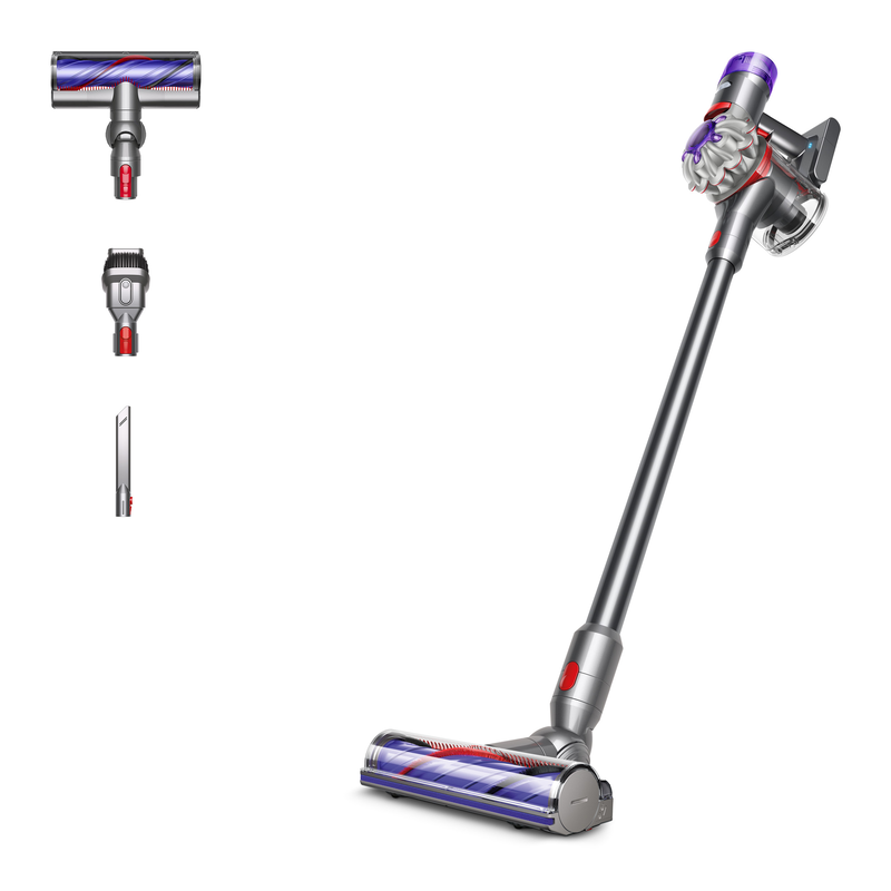 Dyson v8 stick vacuum 21.6v 40 min 0.54 l silver/nickel, , medium-null