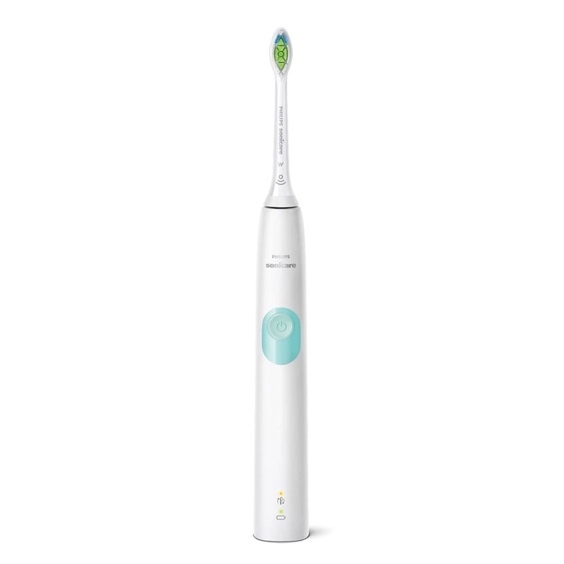 Product image: Philips sonicare protectiveclean 4300 επαναφορτιζόμενη ηλεκτρική οδοντόβουρτσα με sonic τεχνολογία, safestart προγραμμα, αισθητήρα πίεσης & διπλό επίπεδο έντασης άσπρο hx6807/24, , medium-null