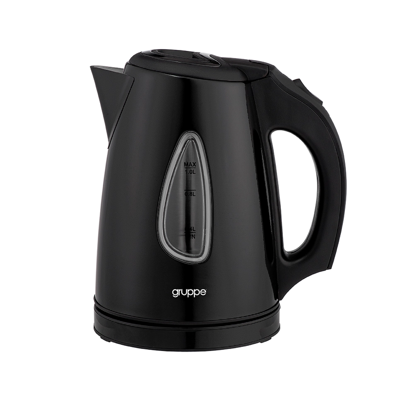 Gruppe kettle hhb1018  1lt 1630w black / silver, , medium-null