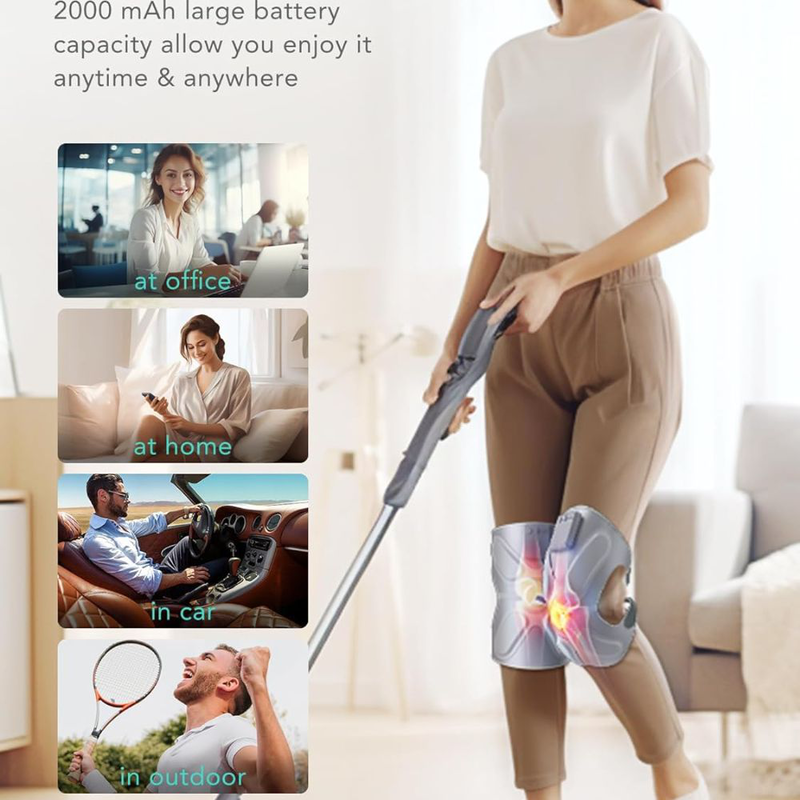 Product image: Skg w3 pro vibration & heat knee massager – εργονομικό μασάζ με δόνηση & θερμότητα για ανακούφιση γονάτων, , medium-null