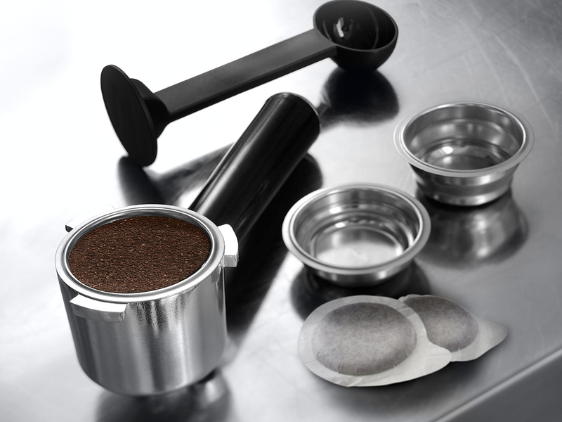 Delonghi ec685.r espresso machine 1350w pressure 15bar for espresso, lungo, and cappuccino red-null