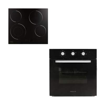 Εντοιχιζόμενος φούρνος με εστία ohcs8004 black, Black, medium