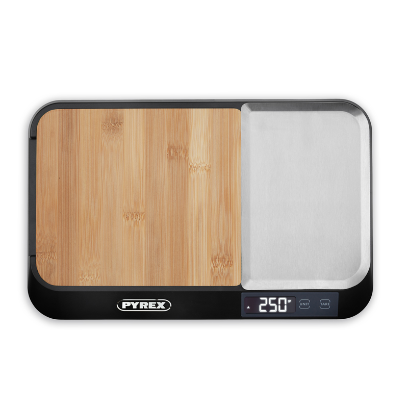 Pyrex sb-760 kitchen scale with cutting board, , medium-null
