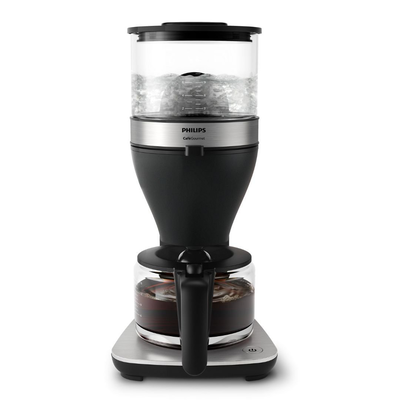 Philips café gourmet καφετιέρα φίλτρου 1800w με χωρητικότητα 1.25l, boil & brew, aroma twister & αυτόματη απενεργοποίηση μαύρο hd5416/60, , medium