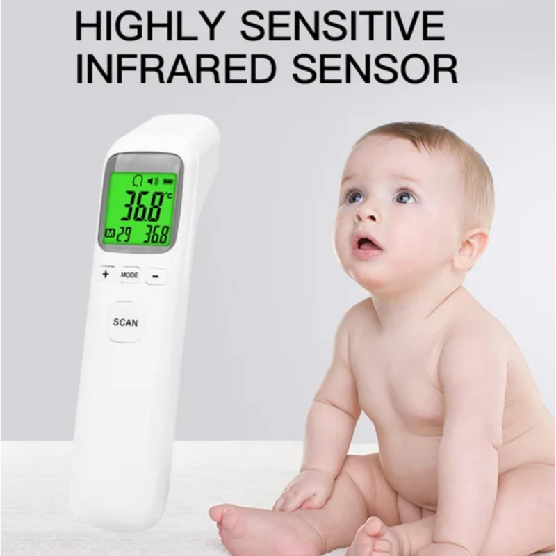 Product image: Θερμόμετρο υπερύθρων πυρετού andowl ck-t1502 infrared thermometer, , medium-null